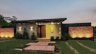 Inside a Dream Summer House Built with 4 Shipping Containers [upl. by Ballou246]