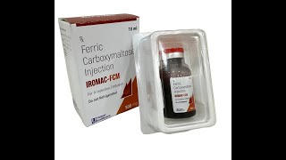 IromacFCM Injection Ferric Carboxymaltose 500mg  Trumac Healthcare  PCD Pharma Franchise [upl. by Zorah179]