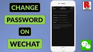 How to Change Password on WeChat [upl. by Alatea]