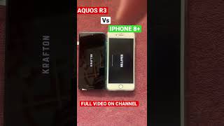 SHARP AQUOS R3 vs IPHONE 8 Plus PUBG Test who will win [upl. by Accever854]