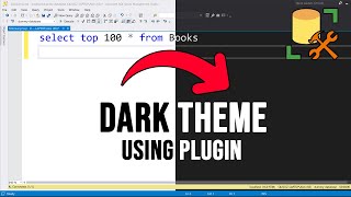 How to Enable Dark Theme in SQL Management Studio Using a Plugin [upl. by Dalia275]