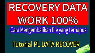 CARA MENGEMBALIKAN DATA YANG HILANG TERHAPUS  100 WORK HOW TO RECOVERY ERASED FILE [upl. by Elinore497]