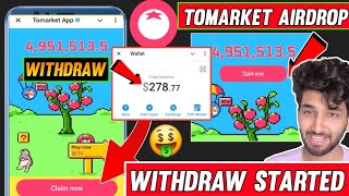 Tomarket Airdrop Withdrawal 🤑  Tomarket Airdrop Listing Date  Claim Tomarket Airdrop [upl. by Baun303]