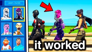 Using HACKED SKINS to Cheat in Fortnite Fashion Shows [upl. by Nolahs]