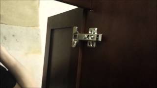 How to Adjust Cabinet Door Hinges [upl. by Tracee]