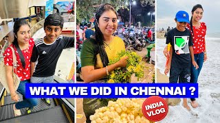 🛕 CHENNAI வந்த பிறகு நான் போன முதல் இடம்  My favorite Spot in Chennai  USA India Tamil VLOG [upl. by Elesig]