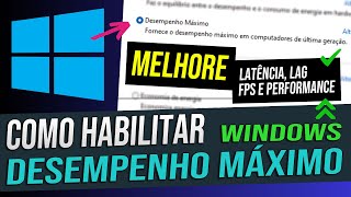 ⚡ Como Ativar o Desempenho Máximo no Windows Passo a Passo [upl. by Farnham]