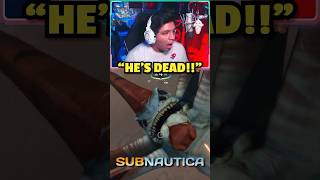 KILLING THE REAPER LEVIATHAN 💀subnautica reaperleviathan shorts twitch [upl. by Fey418]