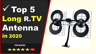 ✅ Top 5 Best Long Range Outdoor TV Antenna 2020 Buying Guide [upl. by Erda]