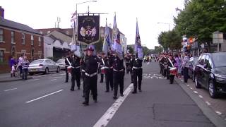 Tullycarnet FB East Belfast  Joe Bratty amp Raymie Elder Memorial Parade 2014 [upl. by Einal865]