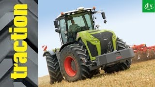 Der neue Claas Xerion 4000 im tractionFahrbericht [upl. by Elrahc111]