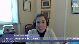 LA SICUREZZA SUL LAVORO ALLA LUCE DELLE ULTIME SENTENZE DELLA CORTE DI CASSAZIONE 12122023 [upl. by Reyem916]