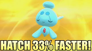 NEW Trick to hatch eggs 33 FASTER in Pokemon Brilliant Diamond Shining Pearl [upl. by Eelegna]