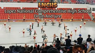 Lopez National Comprehensive High School Drum and Lyre LNCHS PDLAI Qualifying Championship Game 2024 [upl. by Liz383]