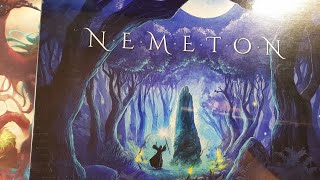 Unboxing Brettspiel  Nemeton  DoffazukisDeckbauDungeon [upl. by Allicserp175]