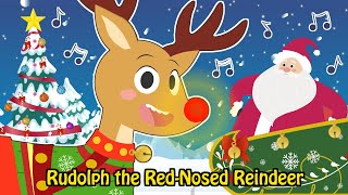 KARAOKE  Rudolph The Red Nosed Reindeer 🦌 Childrens Christmas Songs [upl. by Letniuq590]