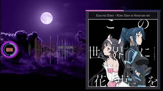 INSTRUMENTAL  Egao no Daika ENDING FULL  Kono Sekai ni Hanataba wo [upl. by Htebirol]