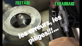 Comment faire un filetage et un taraudage [upl. by Cecelia861]