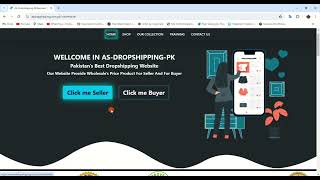 AS Dropshipping website  Start Local Dropshipping in Pakistan 2024  Own Ecommerce [upl. by Nnaxor]