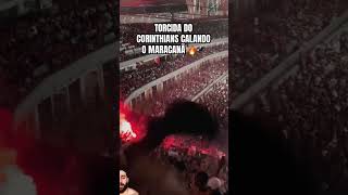 TORCIDA DO TIMÃO CALANDO O MARACANÃ 🦅🔥🏴 NOSSA TORCIDA NÃO TEM IGUAL corinthians [upl. by Evie]