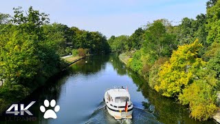 4K  Berlin inside Tiergarten Park I Walking Tour I Germany [upl. by Aralomo]