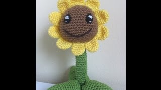 Tutorial Girasol Amigurumi Sunflower Paso A Paso en Español [upl. by Anahsar303]