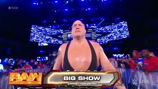 Big Show Entrance SHAVED Raw 82817 HD [upl. by Arakawa]