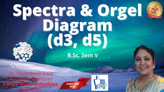 Spectra amp Orgel Diagram d3 d5 [upl. by Hatti]