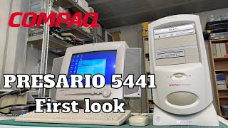 Compaq Presario 5441 First Look [upl. by Assetnoc]