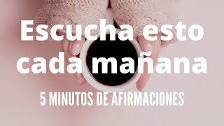 5 minutos de afirmaciones para tener un buen día  Med Soul [upl. by Royo]