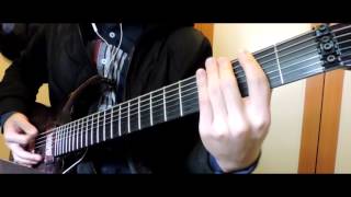 AnalepsyEngorged Absorption guitar cover with tabsAgile Interceptor Pro 727 [upl. by Amelita]