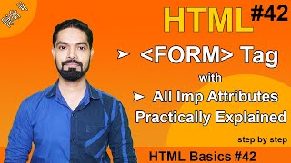 HTML Form Tag with all Attributes  HTML form tag in Hindi  All form Attributes  basichtml42 [upl. by Irv]