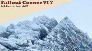 Ice Climbing Fallout Corner V 7  Epic Scottish Winter Mountaineering [upl. by Orianna]