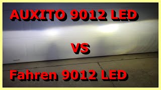 AUXITO 9012HIR2 LED Headlights vs Fahren Forenner 9012HIR2 LED Headlights [upl. by Lebanna]