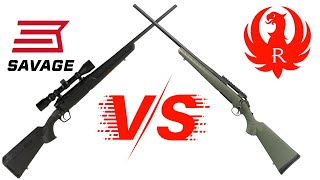 Ruger American Vs Savage Axis  Which is Better and WHY [upl. by Arytal]