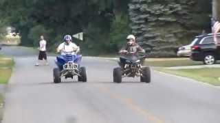 yfz 450 vs raptor 660 [upl. by Airehtfele738]