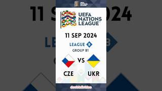 Czechia VS Ukraine uefa nationsleague 2024 czechia czech ukraine doubleevideo [upl. by Alaehs]