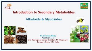 quotIntroduction to Secondary Metabolites Alkaloids amp Glycosidesquot [upl. by Ainwat113]