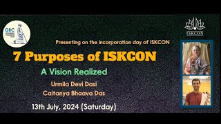 7 Purposes of ISKCON GBC SPT [upl. by Rutan966]