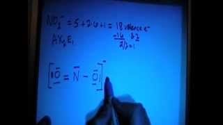 Nitrite Ion NO2  Lewis Dot Structure [upl. by Tija205]