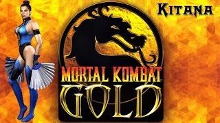 Kitana  Mortal Kombat Gold HD60 fps Playthrough [upl. by Ayotol541]