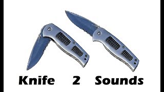 Knife Sound Effects All Sounds 2 [upl. by Kinimod]