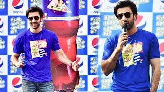 Ranbir Kapoor Launches The New Pepsi Campaign Kyun Sookhe Sookhe Hi [upl. by Cimbura]