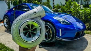 T51R MOD FOR THE 350z  INSANE TURBO SPOOL [upl. by Ibson]