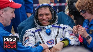 Astronaut who spent a year in space discusses readjusting to life back on Earth [upl. by Yrtnej146]