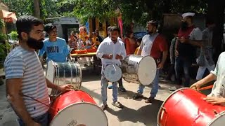 I Just Attended Visharjan Pared 🥁🛢️ Of DholTasha Band Of Our Societys Youth 2024 😂 visharjan2024 [upl. by Zorah37]