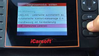 iCarsoft MBII Diagnose Mercedes Benz Deutsch German Diagnosegerät [upl. by Stafford359]