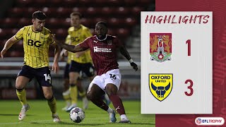 HIGHLIGHTS Northampton Town 1 Oxford United 3 [upl. by Atinnek]