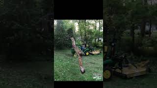 Take THAT Naysayers Subcompact Tractor Vs Monster Limb [upl. by Ytsirt]