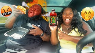 PUTTING THE WORLDS HOTTEST HOT SAUCE IN MY HUSBANDS FOOD REVENG PRANK [upl. by Shira191]